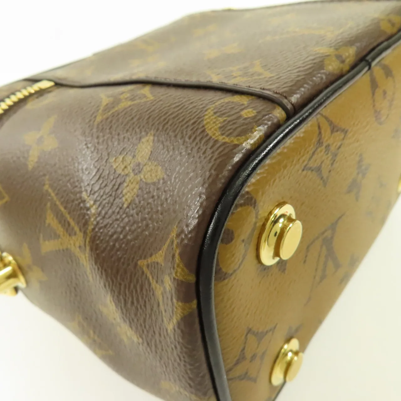 LOUIS VUITTON Vanity M45165 兩用包 塗層帆布 棕色 塗層帆布 中古品A - 縮圖 7