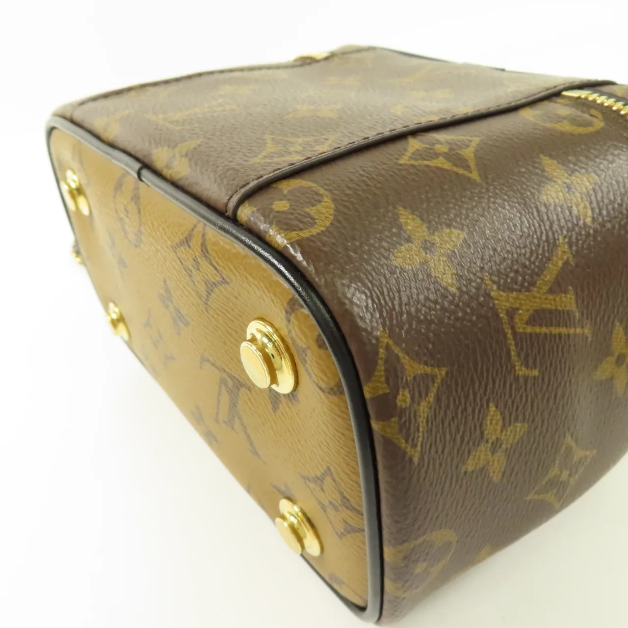 LOUIS VUITTON Vanity M45165 兩用包 塗層帆布 棕色 塗層帆布 中古品A - 縮圖 8