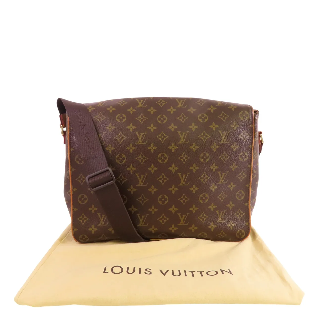 LOUIS VUITTON M40523 肩背包 塗層帆布 棕色 塗層帆布 中古品B - 縮圖 10