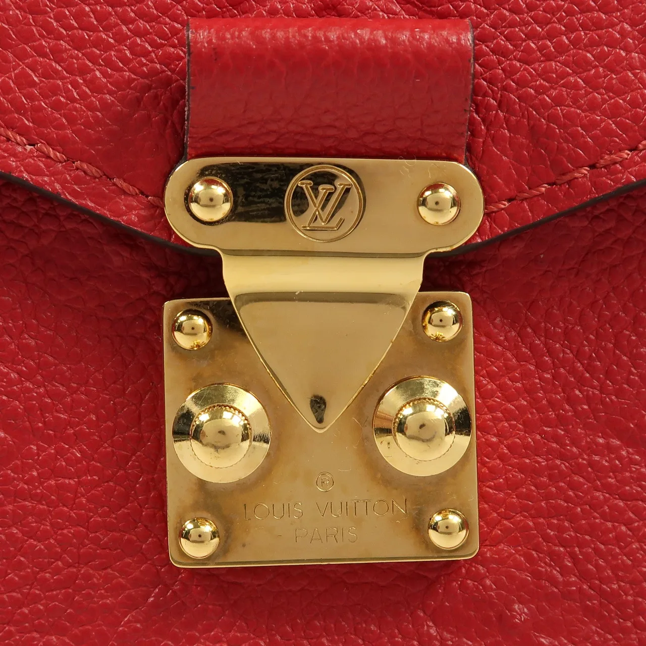 LOUIS VUITTON Pochette Metis M44155 兩用包 牛皮 紅色 牛皮 中古品A - 縮圖 8