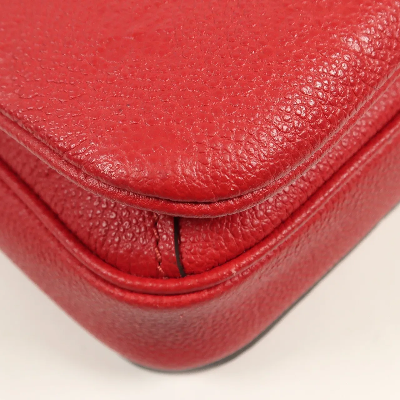 LOUIS VUITTON Pochette Metis M44155 兩用包 牛皮 紅色 牛皮 中古品A - 縮圖 12