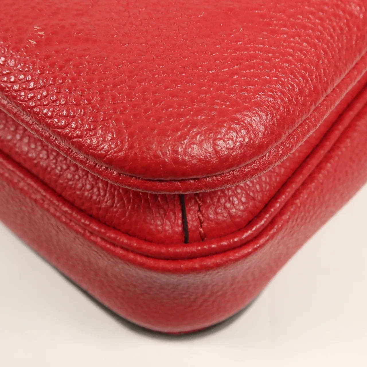 LOUIS VUITTON Pochette Metis M44155 兩用包 牛皮 紅色 牛皮 中古品A - 縮圖 13