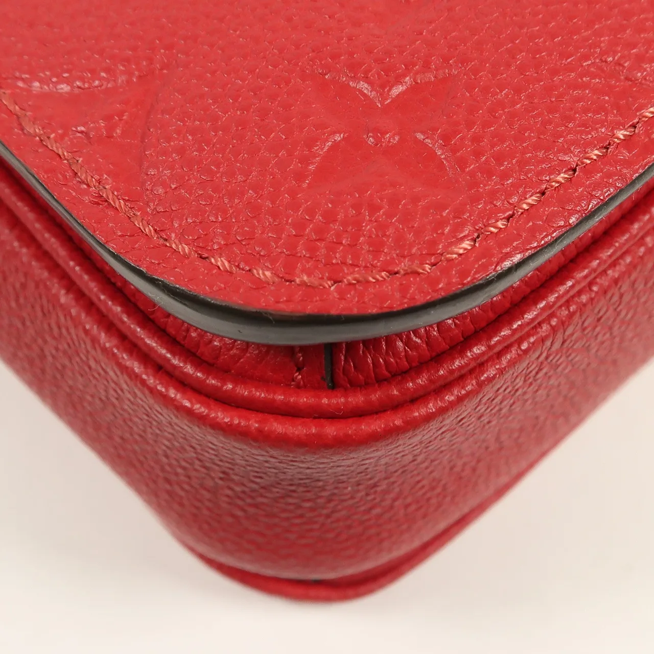 LOUIS VUITTON Pochette Metis M44155 兩用包 牛皮 紅色 牛皮 中古品A - 縮圖 14