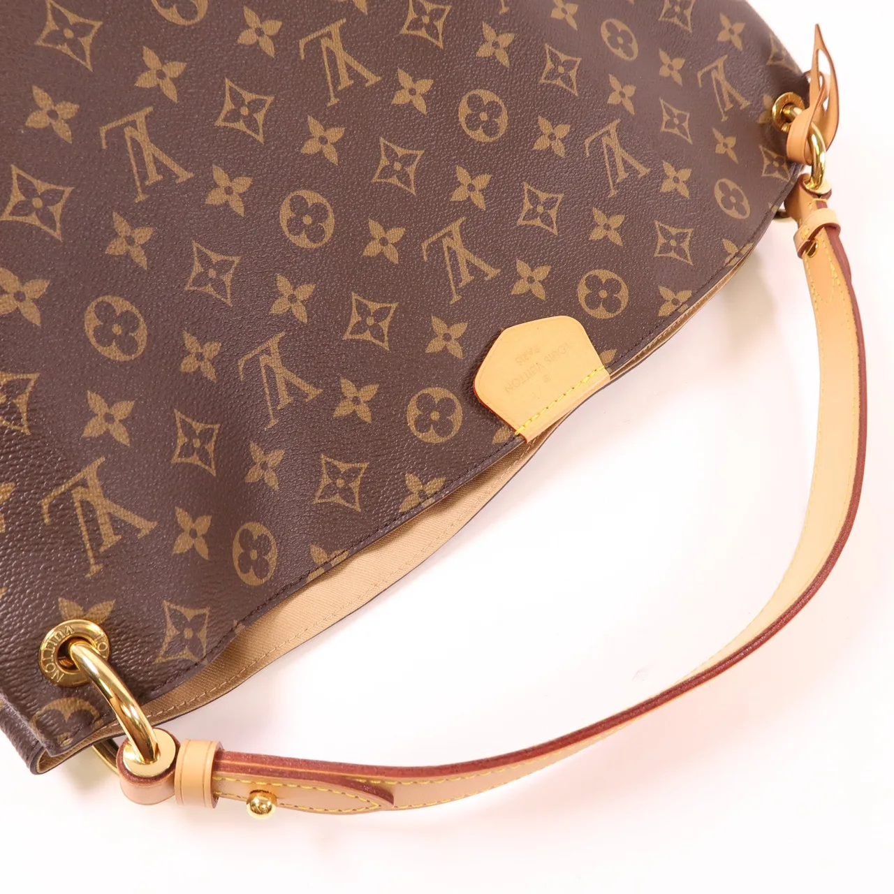 LOUIS VUITTON Graceful M43704 肩背包 塗層帆布 棕色 塗層帆布 中古品A - 縮圖 5