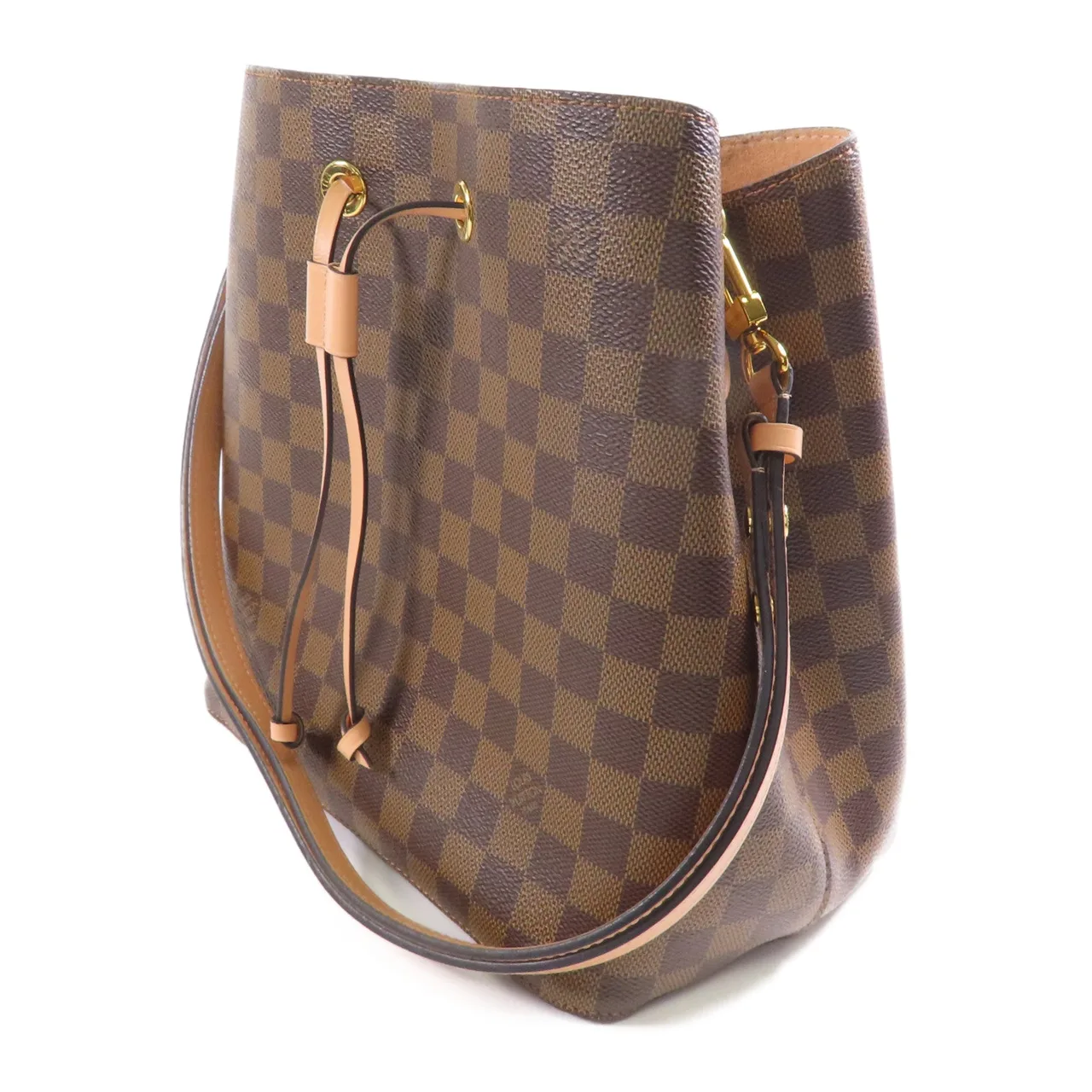 LOUIS VUITTON NeoNoe N40198 肩背包 塗層帆布 棕色 塗層帆布 中古品B - 縮圖 3