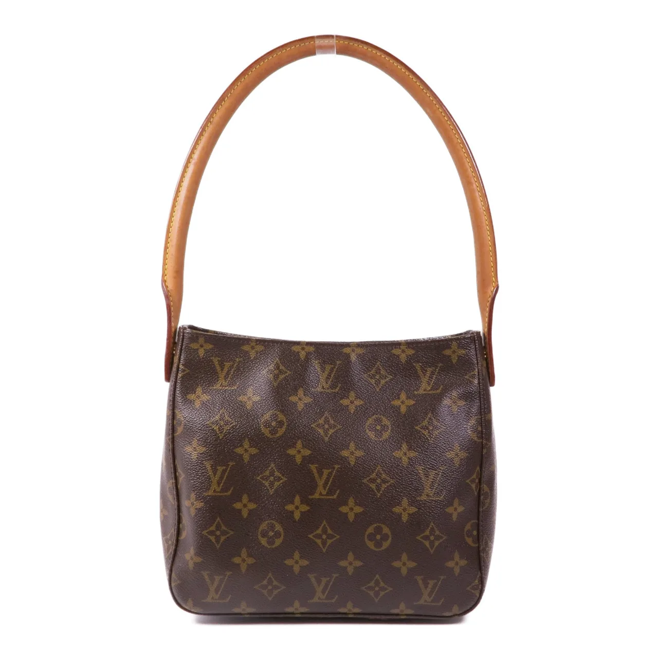LOUIS VUITTON Loop M51146 肩背包 塗層帆布 棕色
