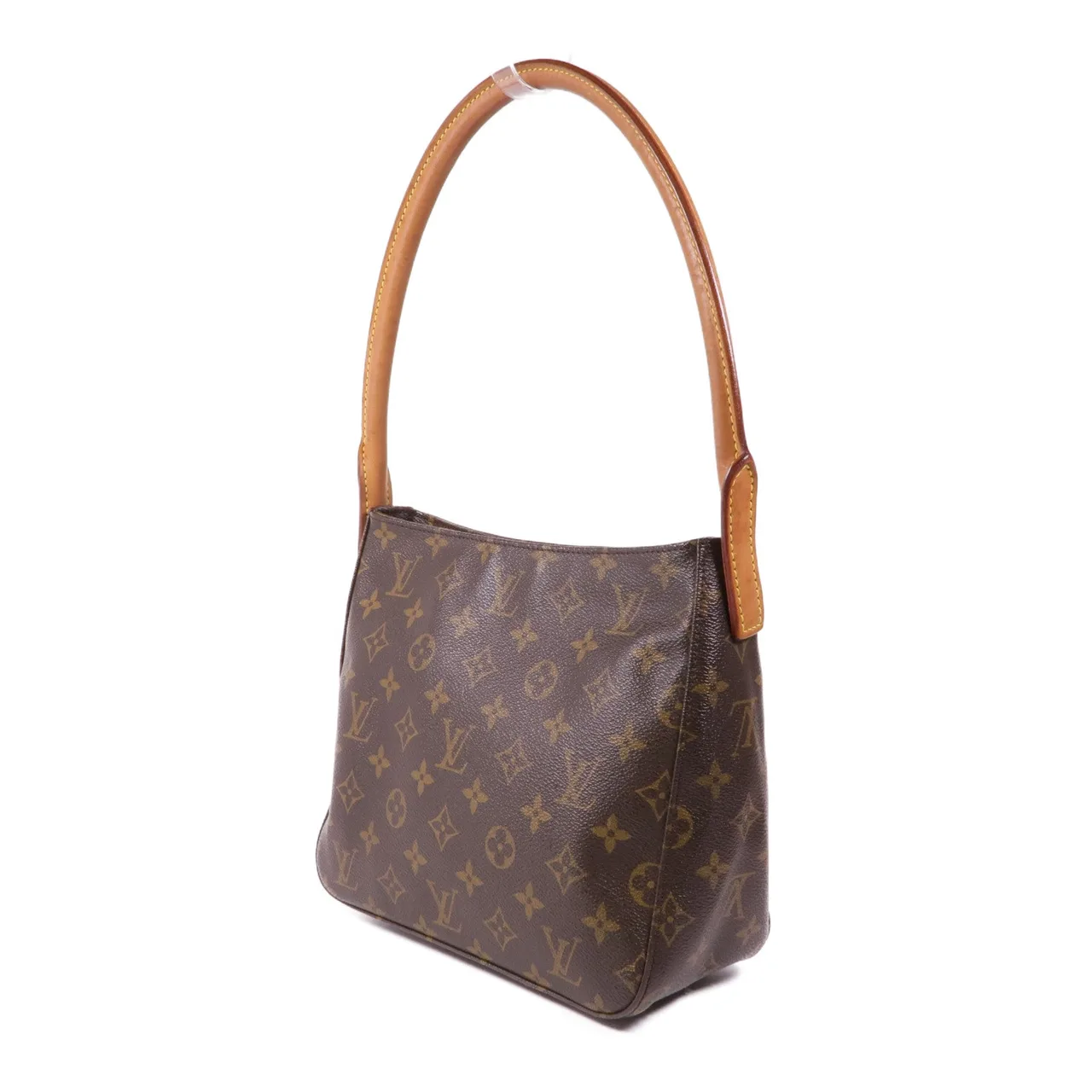 LOUIS VUITTON Loop M51146 肩背包 塗層帆布 棕色 塗層帆布 中古品B - 縮圖 3
