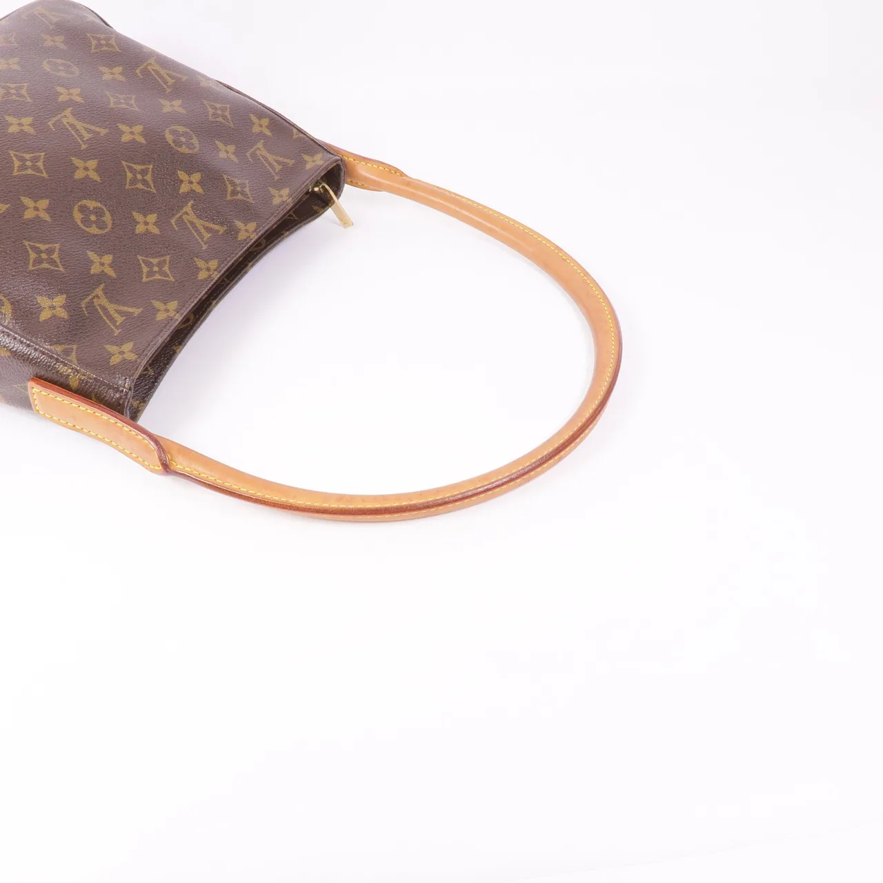 LOUIS VUITTON Loop M51146 肩背包 塗層帆布 棕色 塗層帆布 中古品B - 縮圖 5