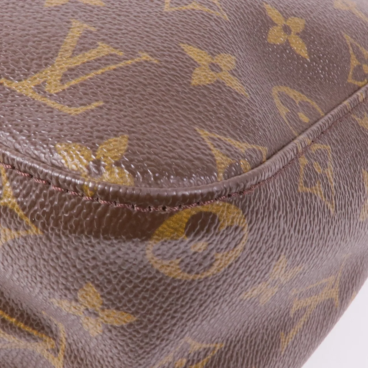 LOUIS VUITTON Loop M51146 肩背包 塗層帆布 棕色 塗層帆布 中古品B - 縮圖 6