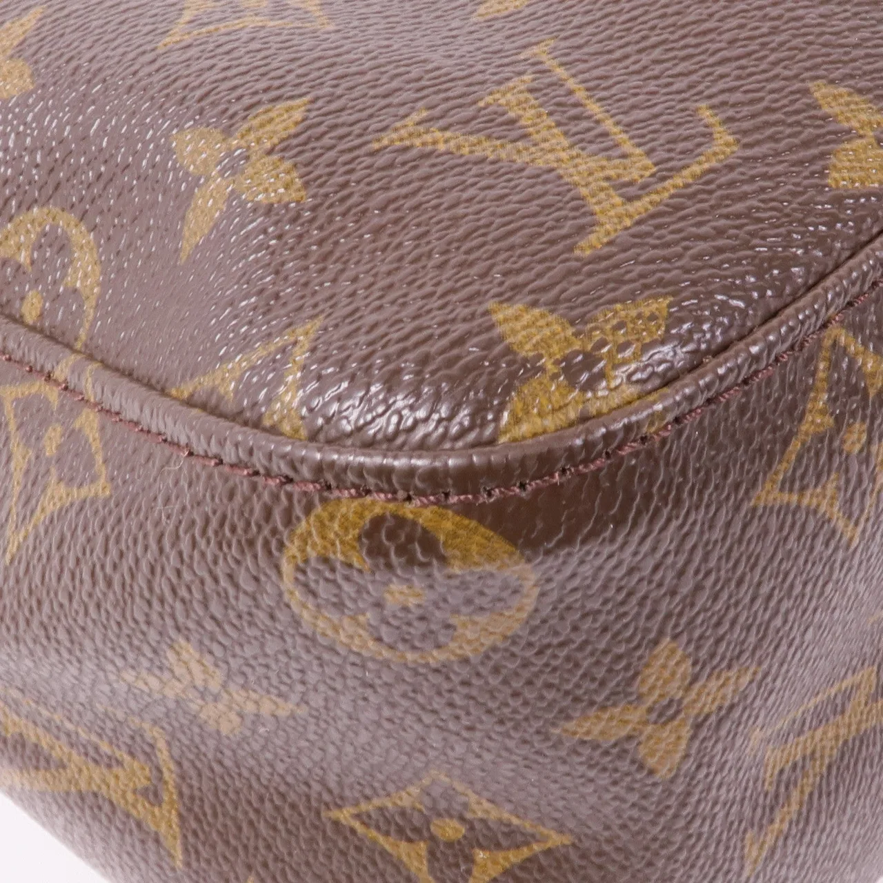 LOUIS VUITTON Loop M51146 肩背包 塗層帆布 棕色 塗層帆布 中古品B - 縮圖 7