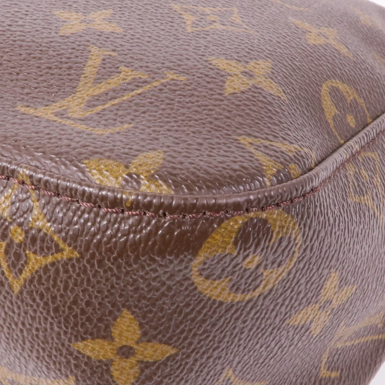 LOUIS VUITTON Loop M51146 肩背包 塗層帆布 棕色 塗層帆布 中古品B - 縮圖 8