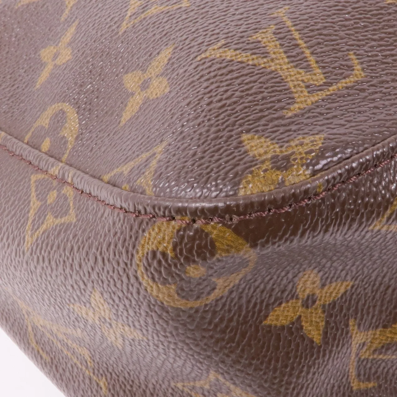 LOUIS VUITTON Loop M51146 肩背包 塗層帆布 棕色 塗層帆布 中古品B - 縮圖 9