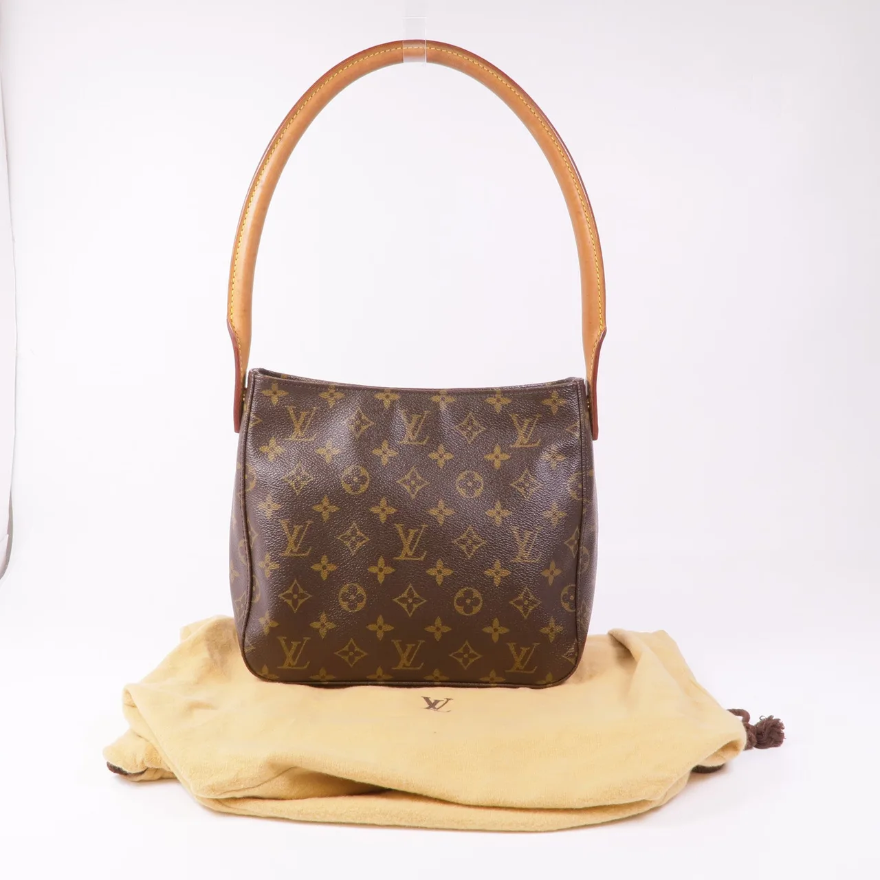 LOUIS VUITTON Loop M51146 肩背包 塗層帆布 棕色 塗層帆布 中古品B - 縮圖 15