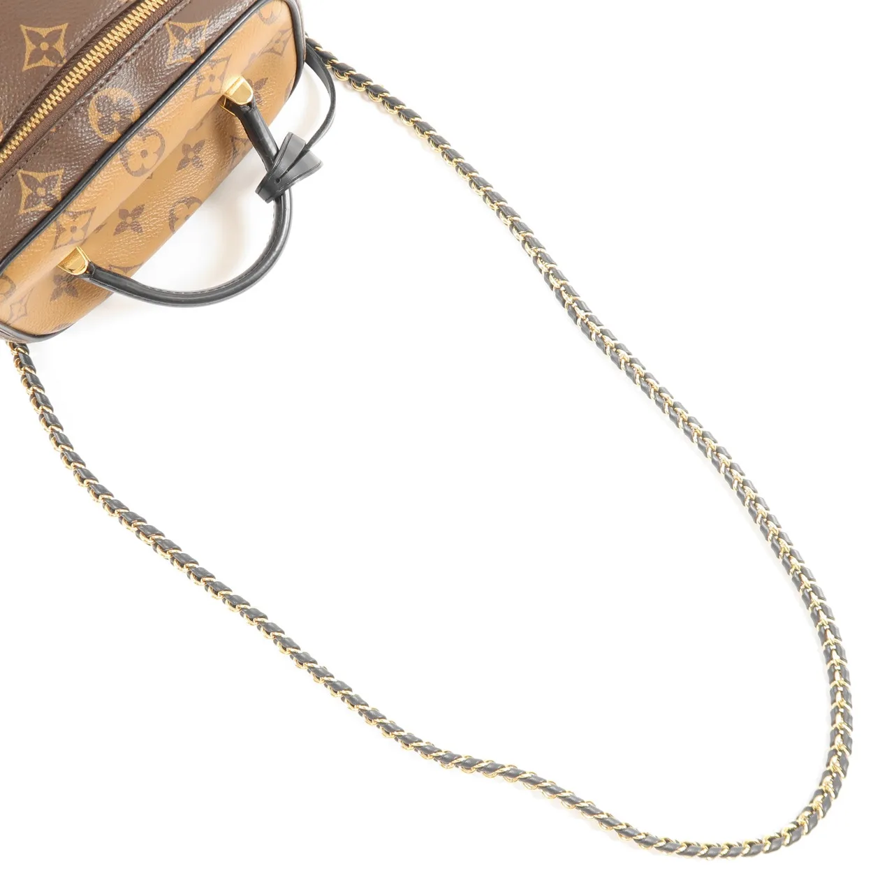 LOUIS VUITTON Vanity M45165 兩用包 塗層帆布 棕色 塗層帆布 中古品B - 縮圖 7