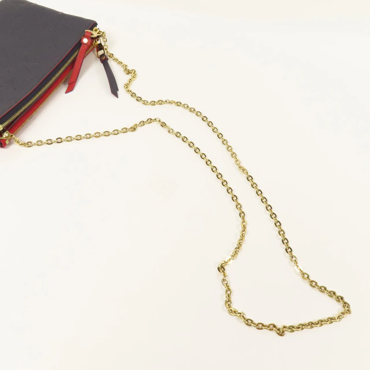 LOUIS VUITTON M63916 肩背包 牛皮 海軍藍 / 紅色 / Blue/Red 牛皮 中古品A - 縮圖 7