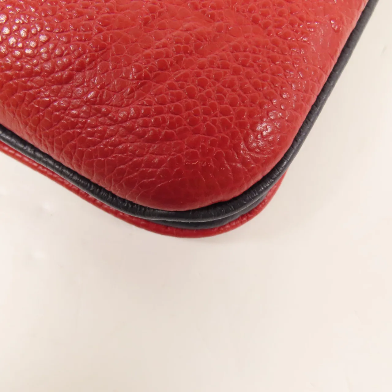 LOUIS VUITTON M63916 肩背包 牛皮 海軍藍 / 紅色 / Blue/Red 牛皮 中古品A - 縮圖 13