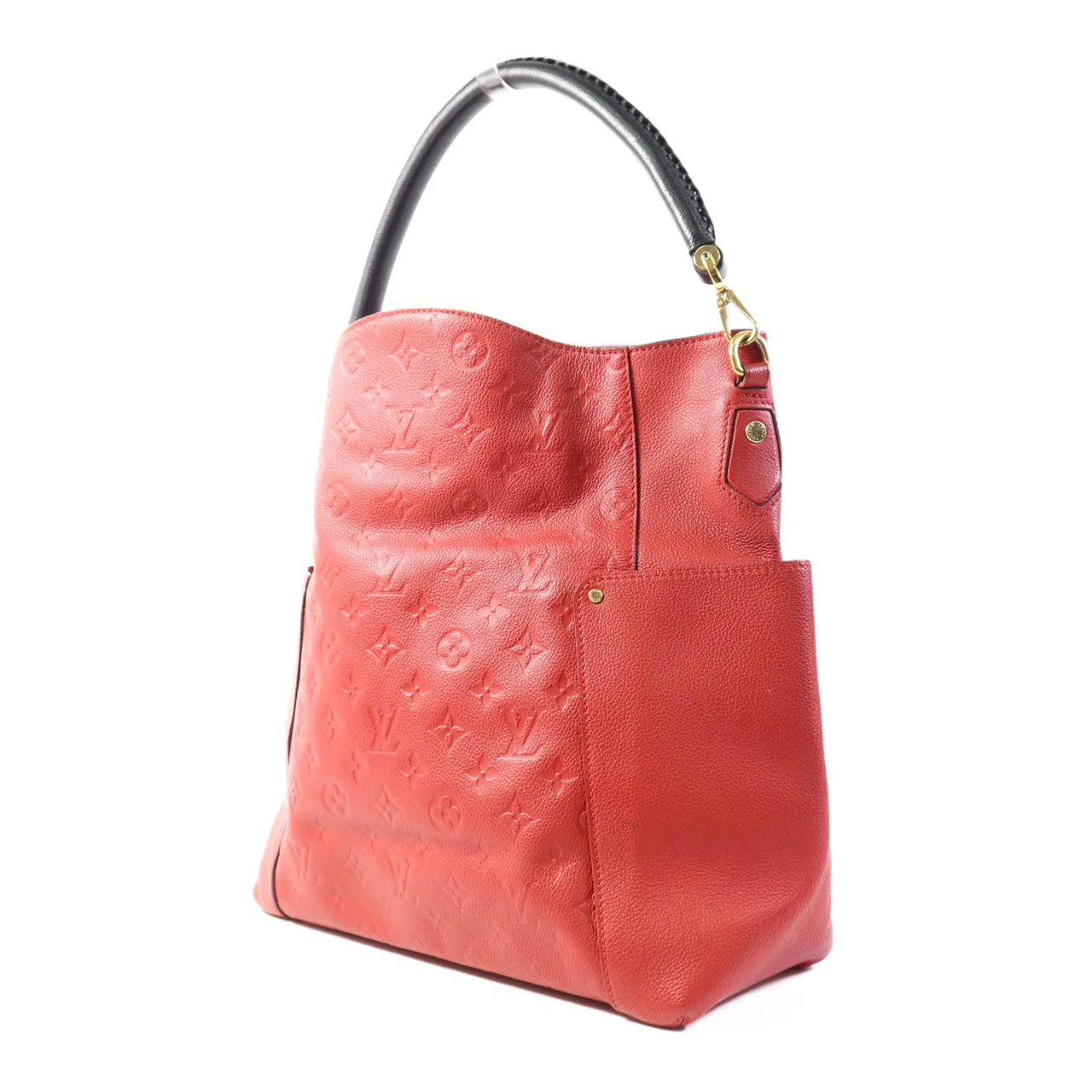 LOUIS VUITTON Bagatelle M50074 肩背包 牛皮 紅色 / Red 牛皮 中古品B - 縮圖 3