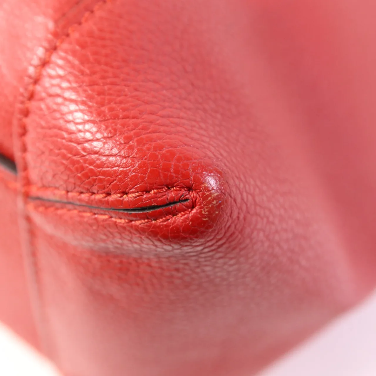 LOUIS VUITTON Bagatelle M50074 肩背包 牛皮 紅色 / Red 牛皮 中古品B - 縮圖 6