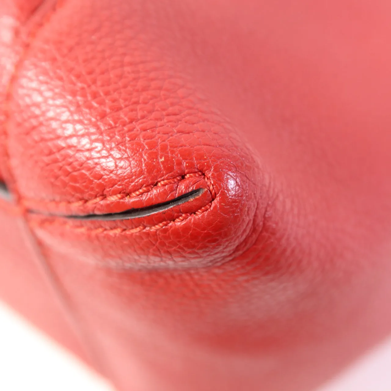 LOUIS VUITTON Bagatelle M50074 肩背包 牛皮 紅色 / Red 牛皮 中古品B - 縮圖 8