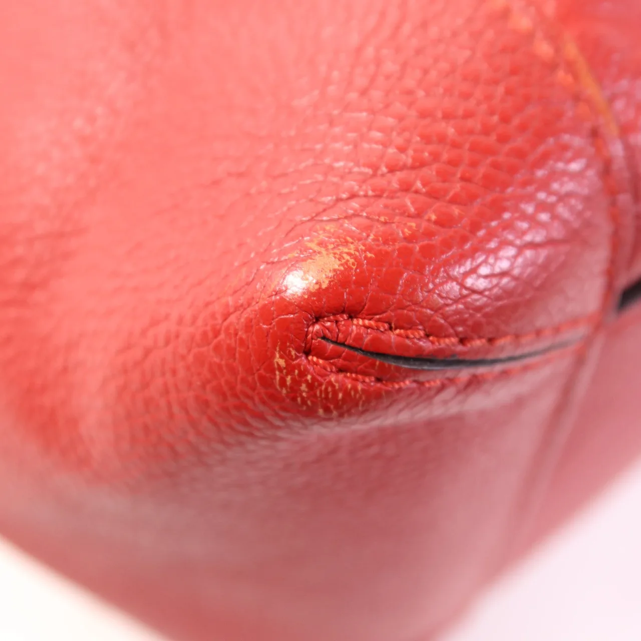 LOUIS VUITTON Bagatelle M50074 肩背包 牛皮 紅色 / Red 牛皮 中古品B - 縮圖 9