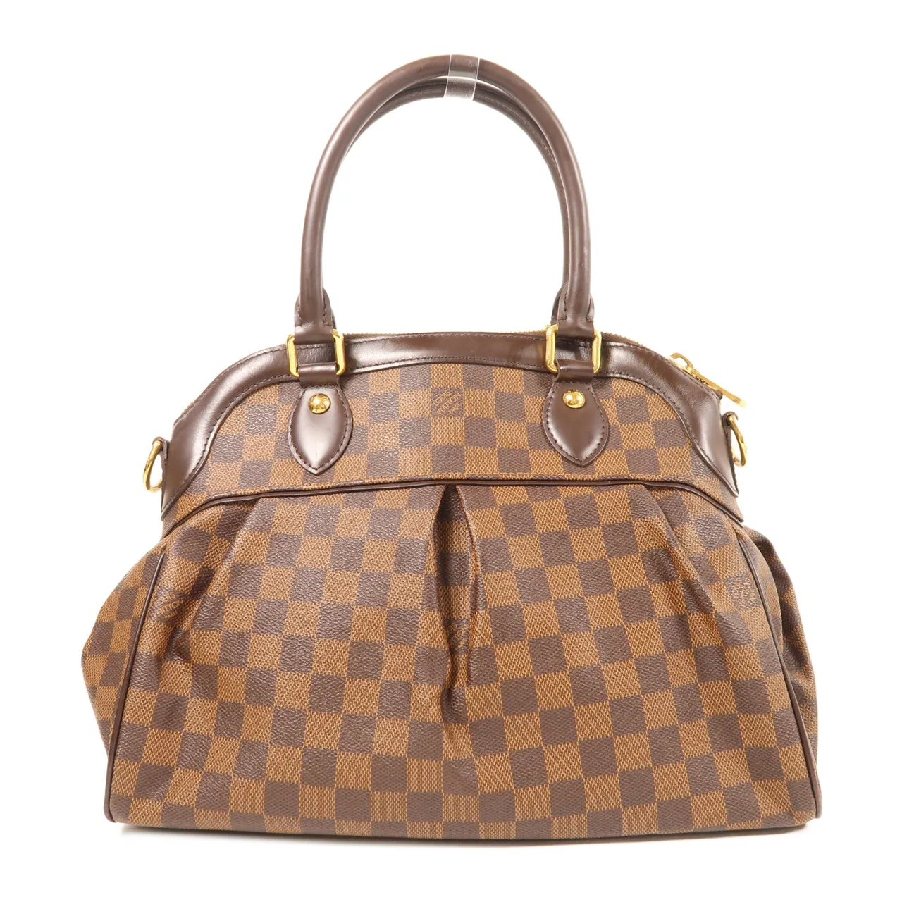 LOUIS VUITTON Trevi N51977 兩用包 塗層帆布 棕色 塗層帆布 中古品B - 縮圖 2