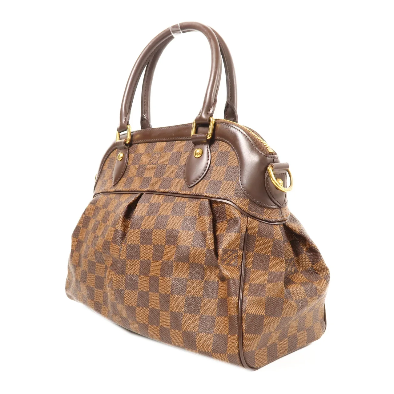 LOUIS VUITTON Trevi N51977 兩用包 塗層帆布 棕色 塗層帆布 中古品B - 縮圖 3