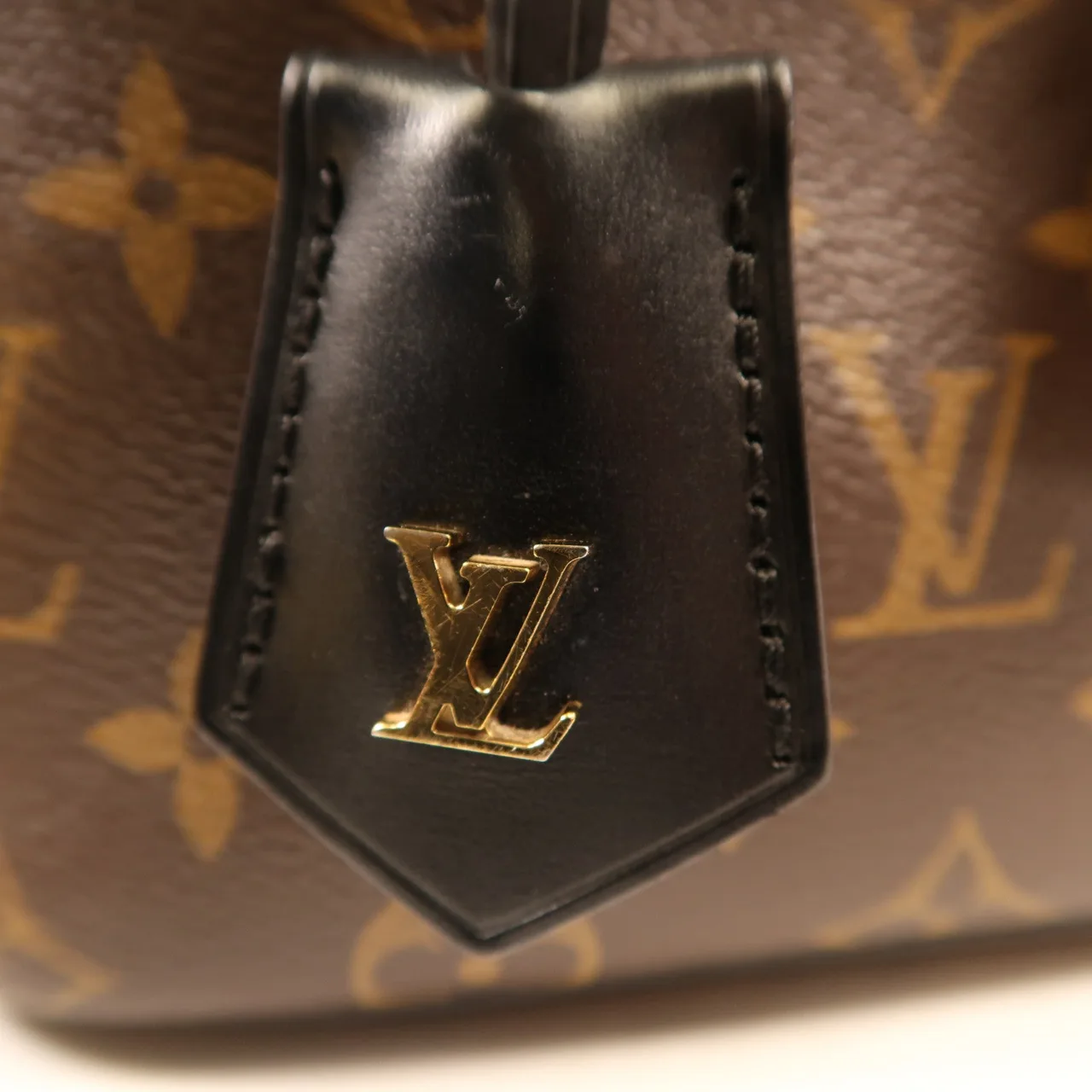 LOUIS VUITTON Vanity M45165 兩用包 塗層帆布 棕色 塗層帆布 中古品A - 縮圖 8