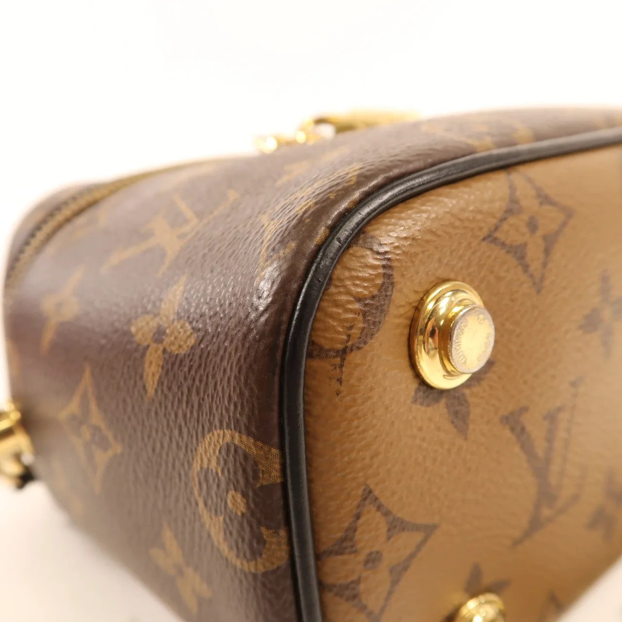 LOUIS VUITTON Vanity M45165 兩用包 塗層帆布 棕色 塗層帆布 中古品A - 縮圖 11