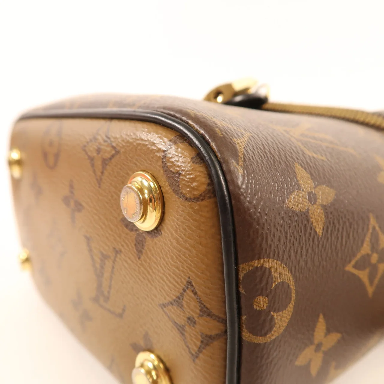LOUIS VUITTON Vanity M45165 兩用包 塗層帆布 棕色 塗層帆布 中古品A - 縮圖 12
