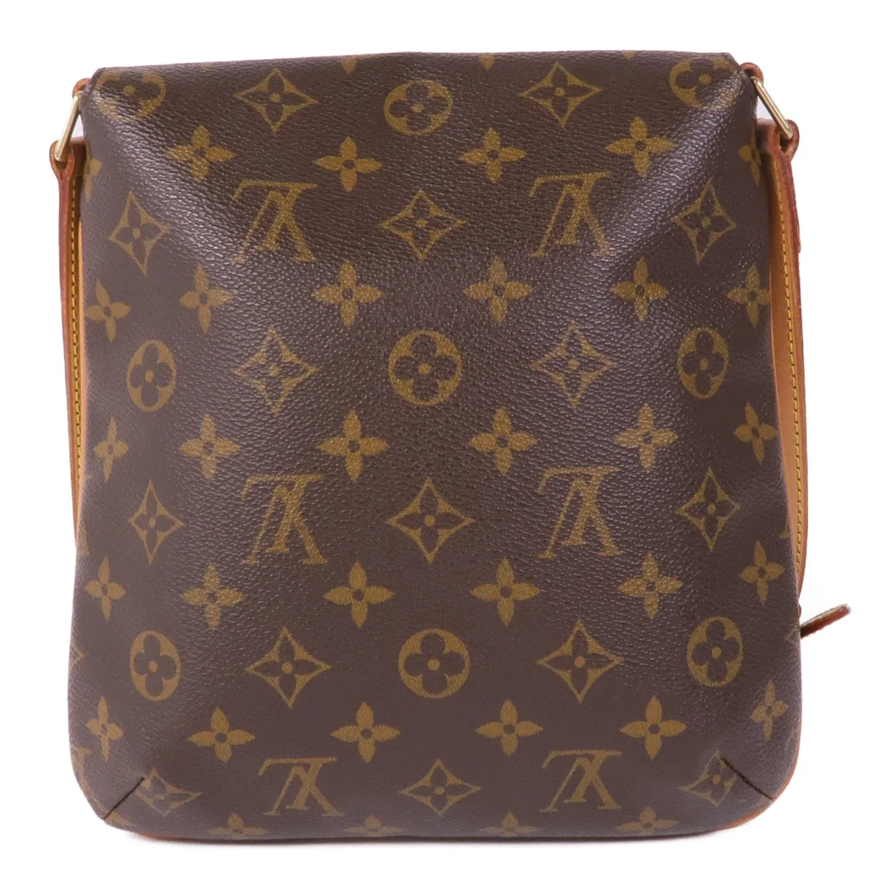 LOUIS VUITTON Musette Salsa M51258 肩背包 塗層帆布 棕色 塗層帆布 中古品B - 縮圖 2