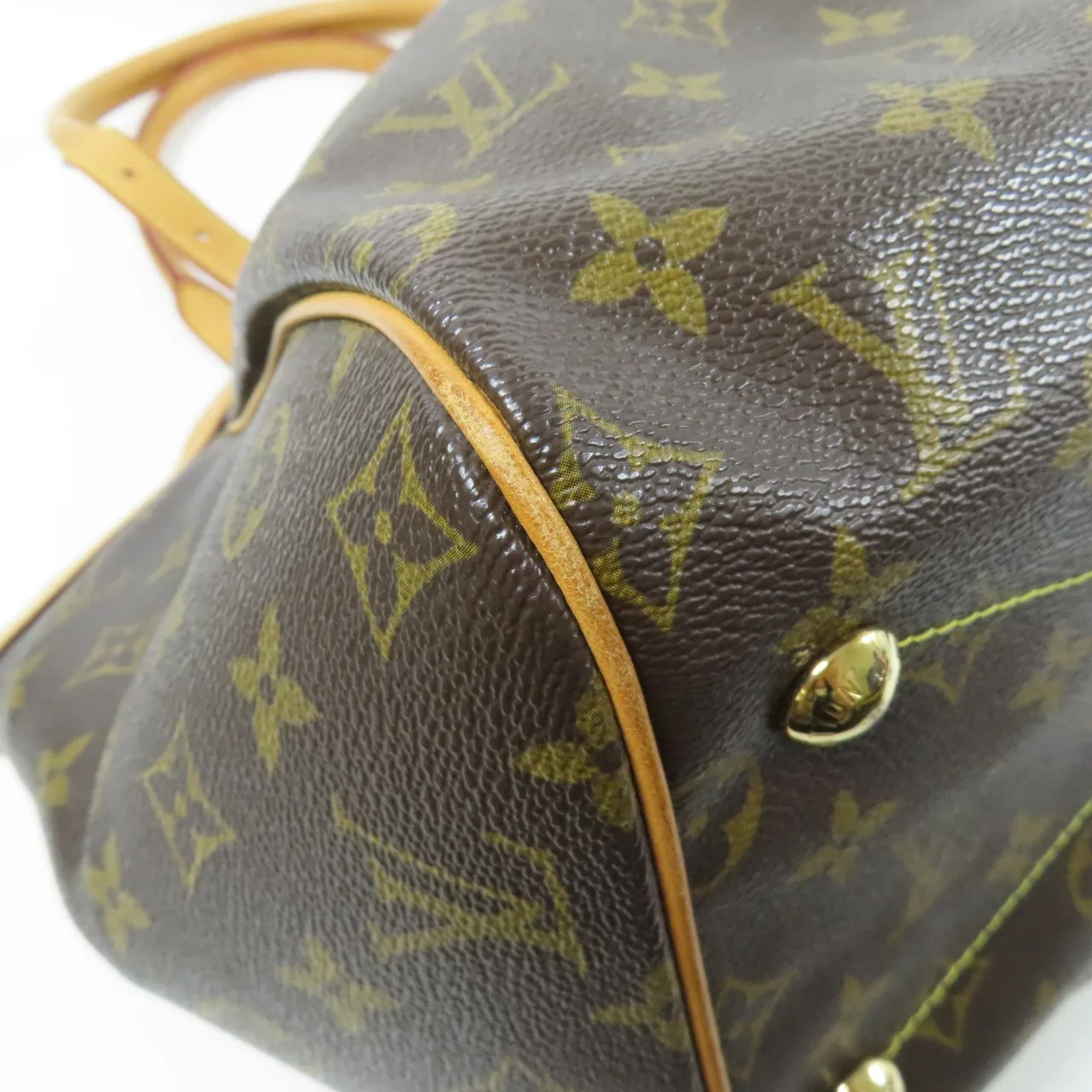 LOUIS VUITTON Tivoli M40144 肩背包 塗層帆布 棕色 塗層帆布 中古品B - 縮圖 12