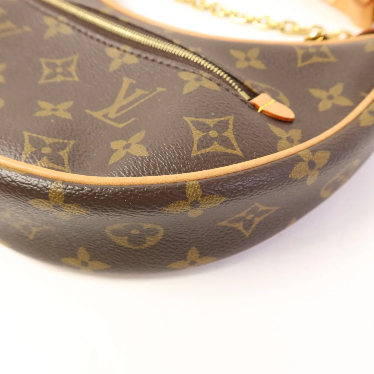LOUIS VUITTON Loop M81098 兩用包 塗層帆布 棕色 塗層帆布 中古品B - 縮圖 10