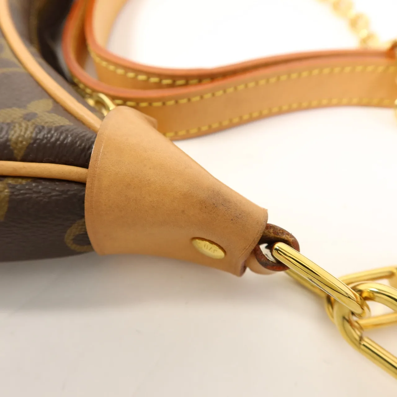 LOUIS VUITTON Loop M81098 兩用包 塗層帆布 棕色 塗層帆布 中古品B - 縮圖 14