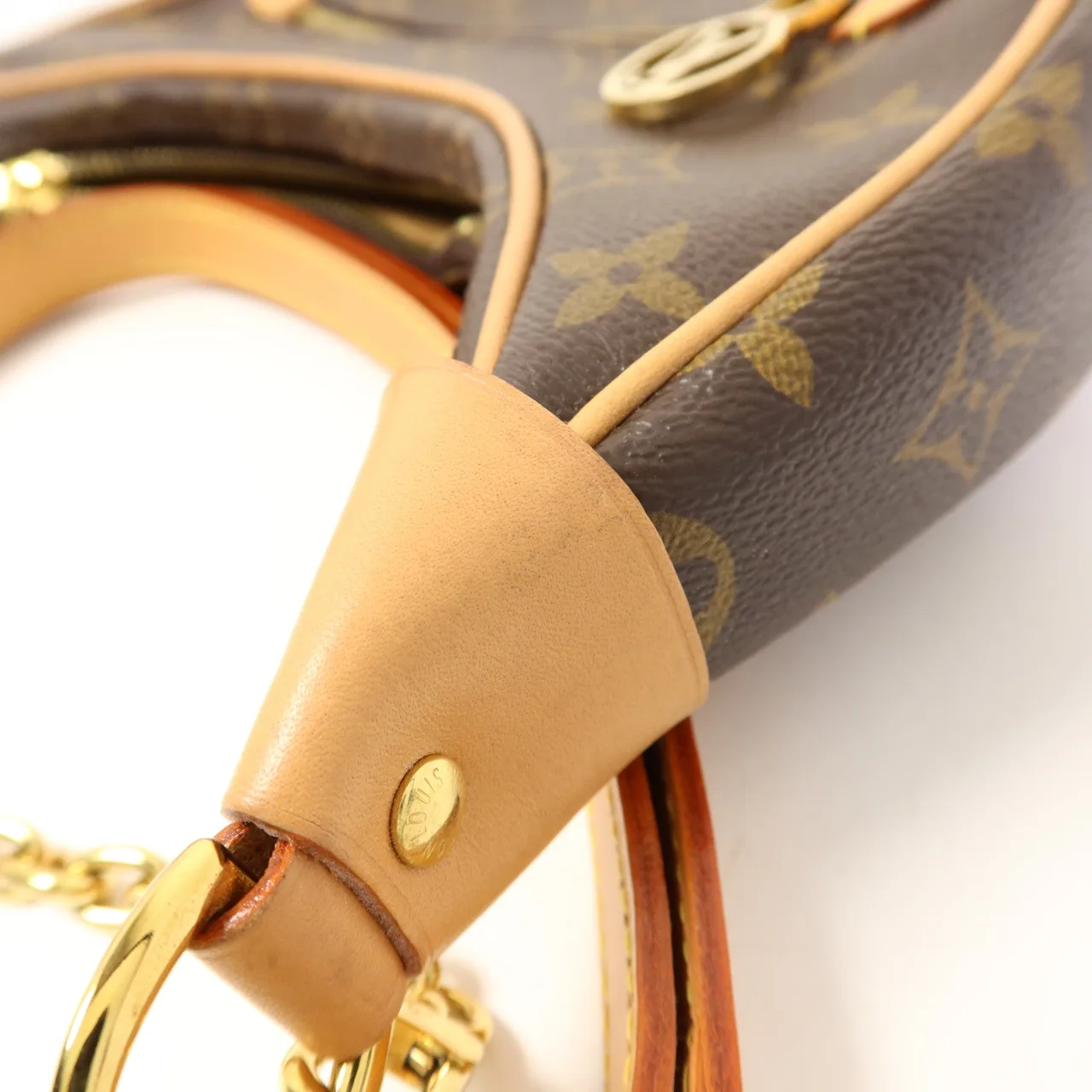 LOUIS VUITTON Loop M81098 兩用包 塗層帆布 棕色 塗層帆布 中古品B - 縮圖 15