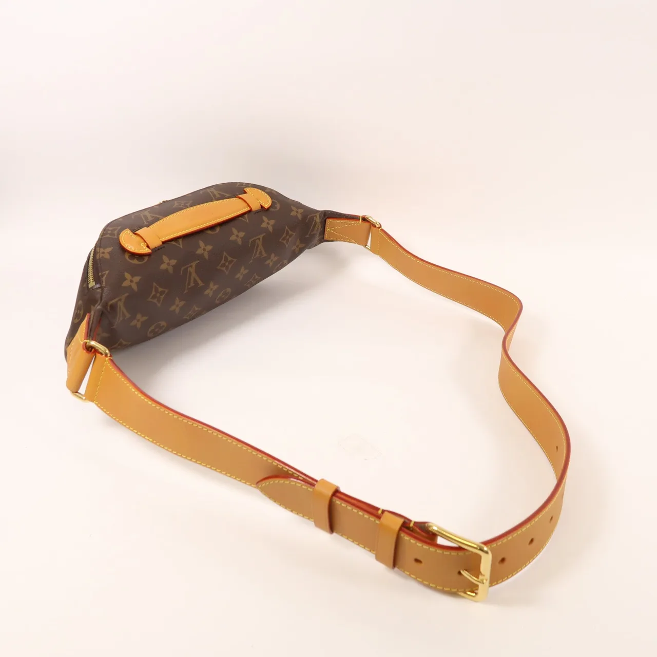 LOUIS VUITTON Bumbag M14019 腰包 塗層帆布 黑色 / Brown 塗層帆布 中古品A - 縮圖 7