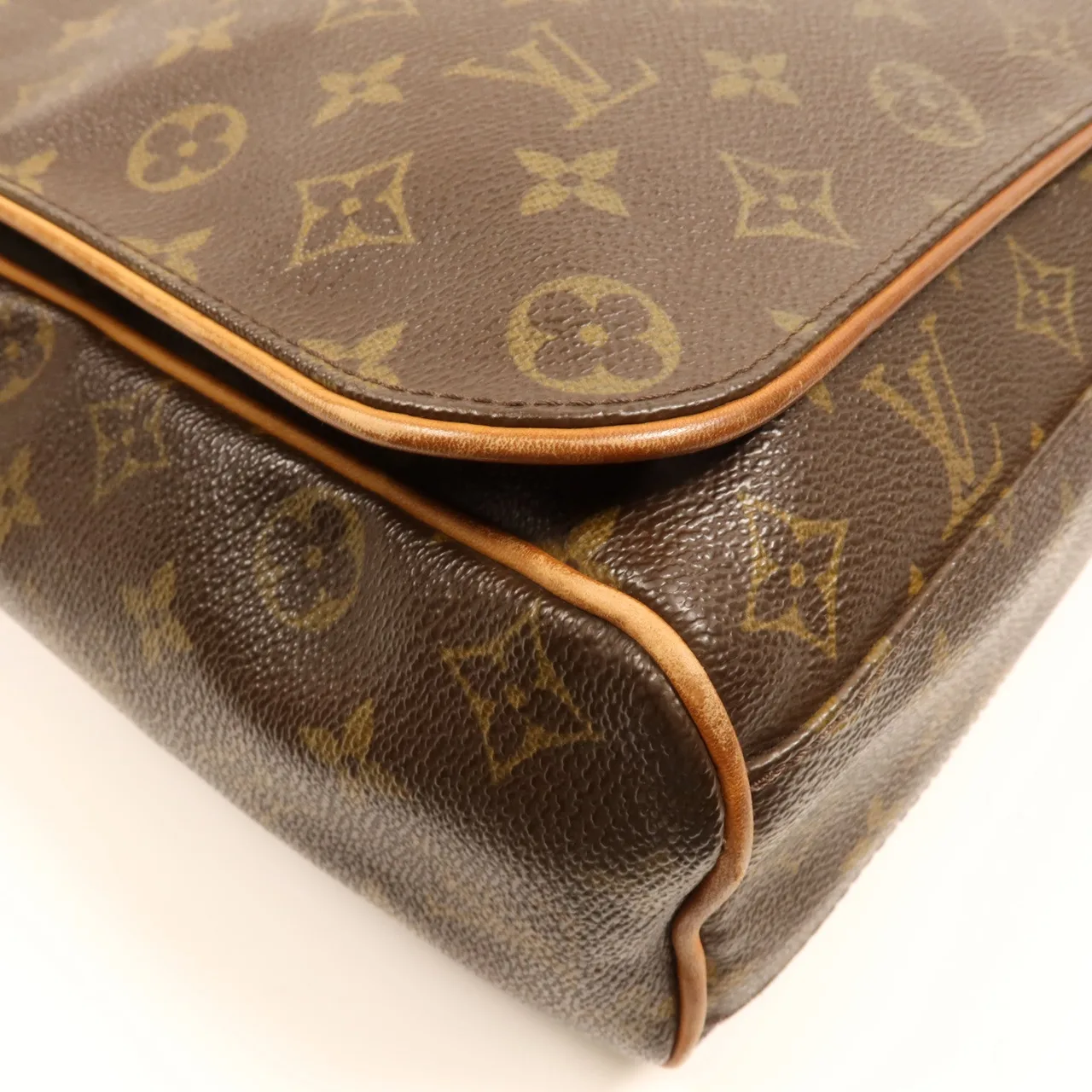 LOUIS VUITTON Abbesses M45257 肩背包 塗層帆布 棕色 塗層帆布 中古品C - 縮圖 6