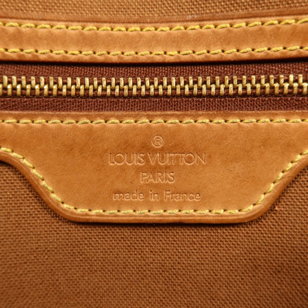 LOUIS VUITTON Abbesses M45257 肩背包 塗層帆布 棕色 塗層帆布 中古品C - 縮圖 14