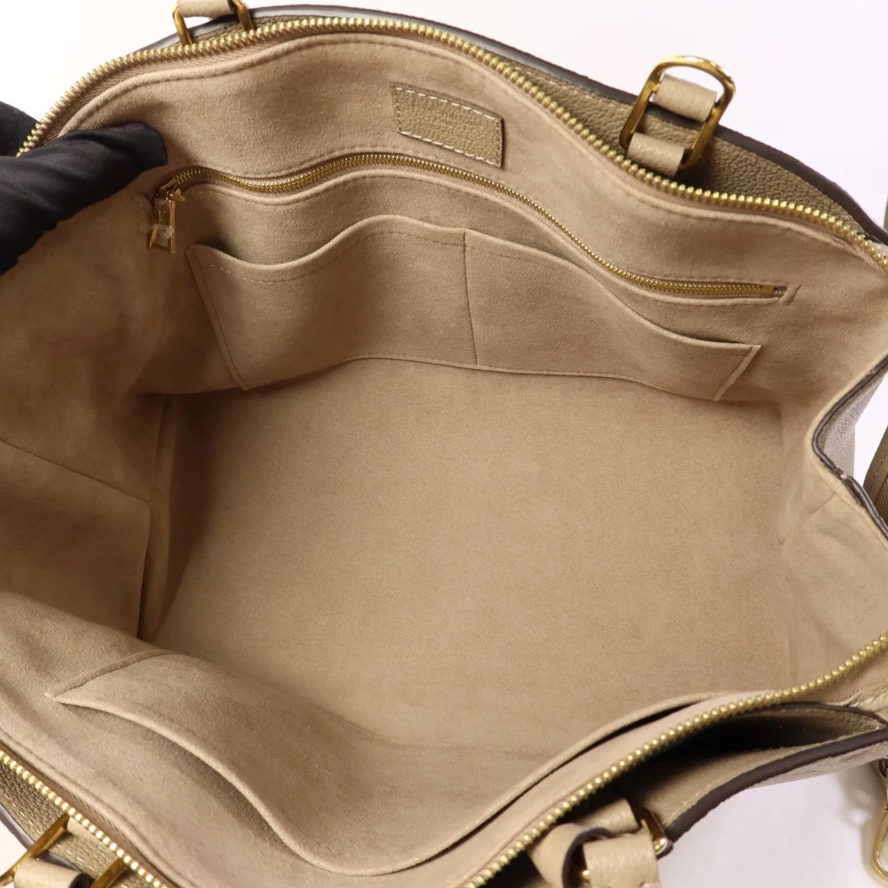 LOUIS VUITTON Grand Palais M45833 兩用包 牛皮 米色 / Beige 牛皮 中古品B - 縮圖 6