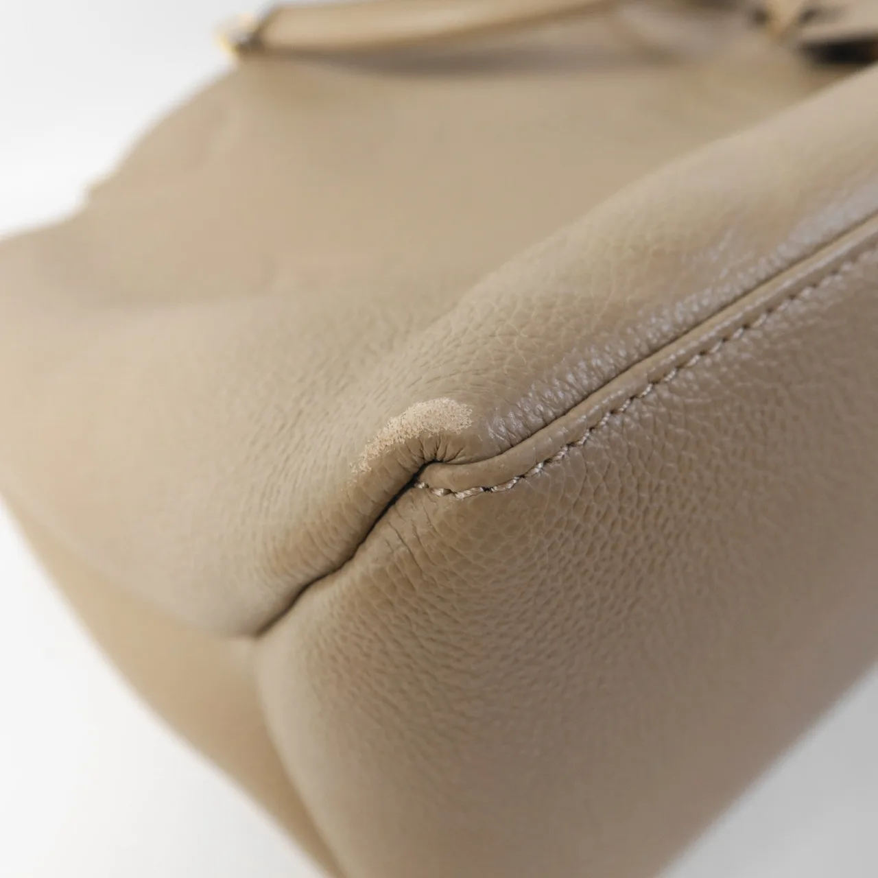 LOUIS VUITTON Grand Palais M45833 兩用包 牛皮 米色 / Beige 牛皮 中古品B - 縮圖 12