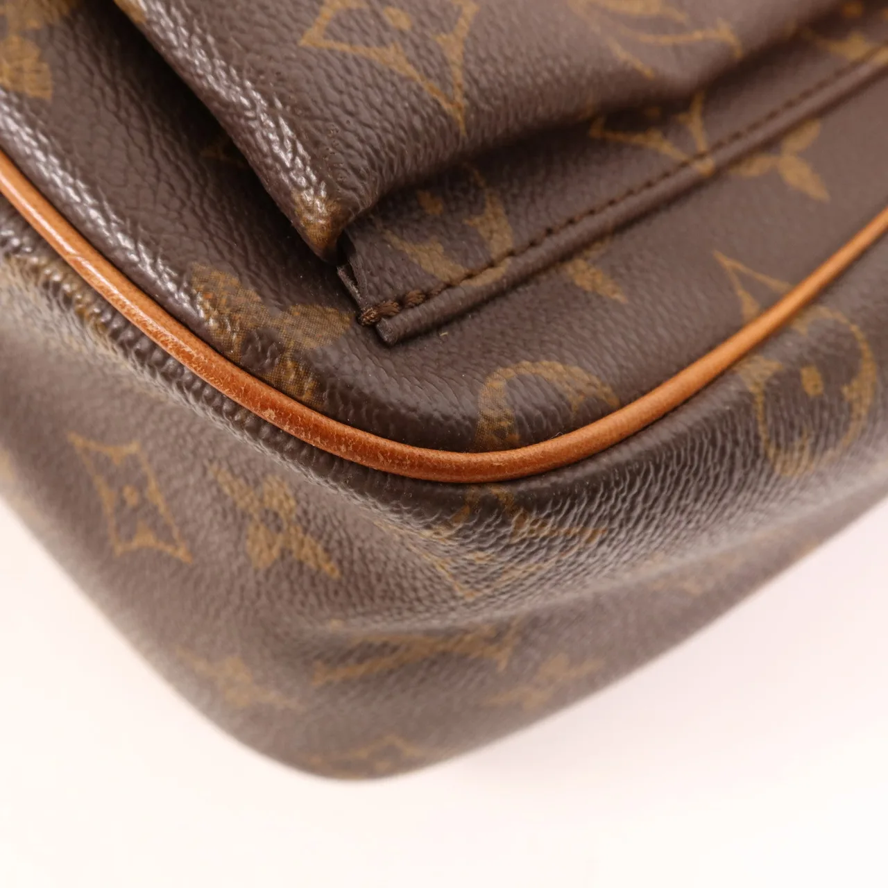 LOUIS VUITTON Viva Cite M51163 肩背包 塗層帆布 棕色 塗層帆布 中古品B - 縮圖 9