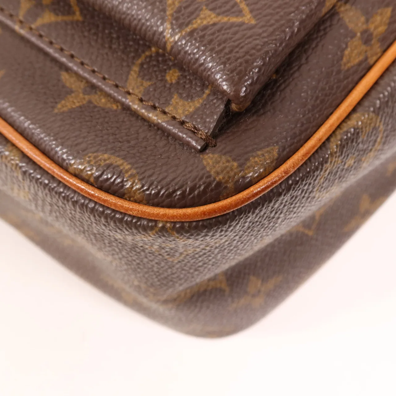 LOUIS VUITTON Viva Cite M51163 肩背包 塗層帆布 棕色 塗層帆布 中古品B - 縮圖 10