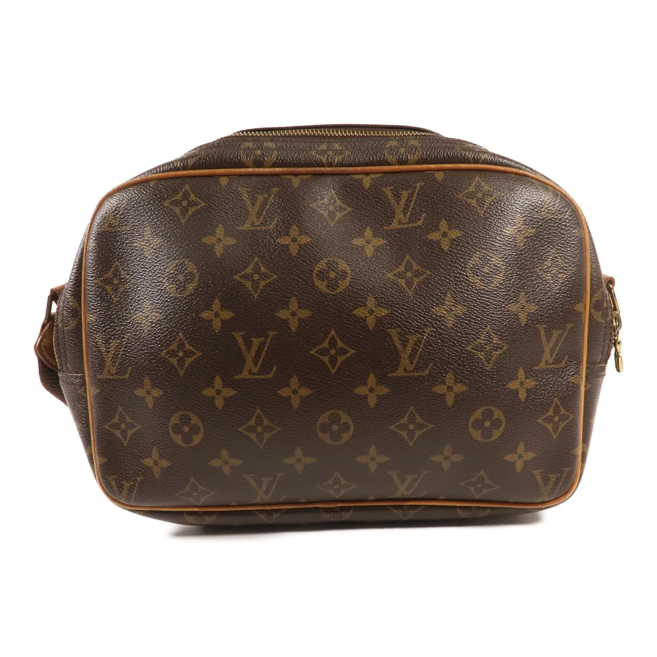LOUIS VUITTON Reporter M45254 肩背包 塗層帆布 棕色 塗層帆布 中古品C - 縮圖 2