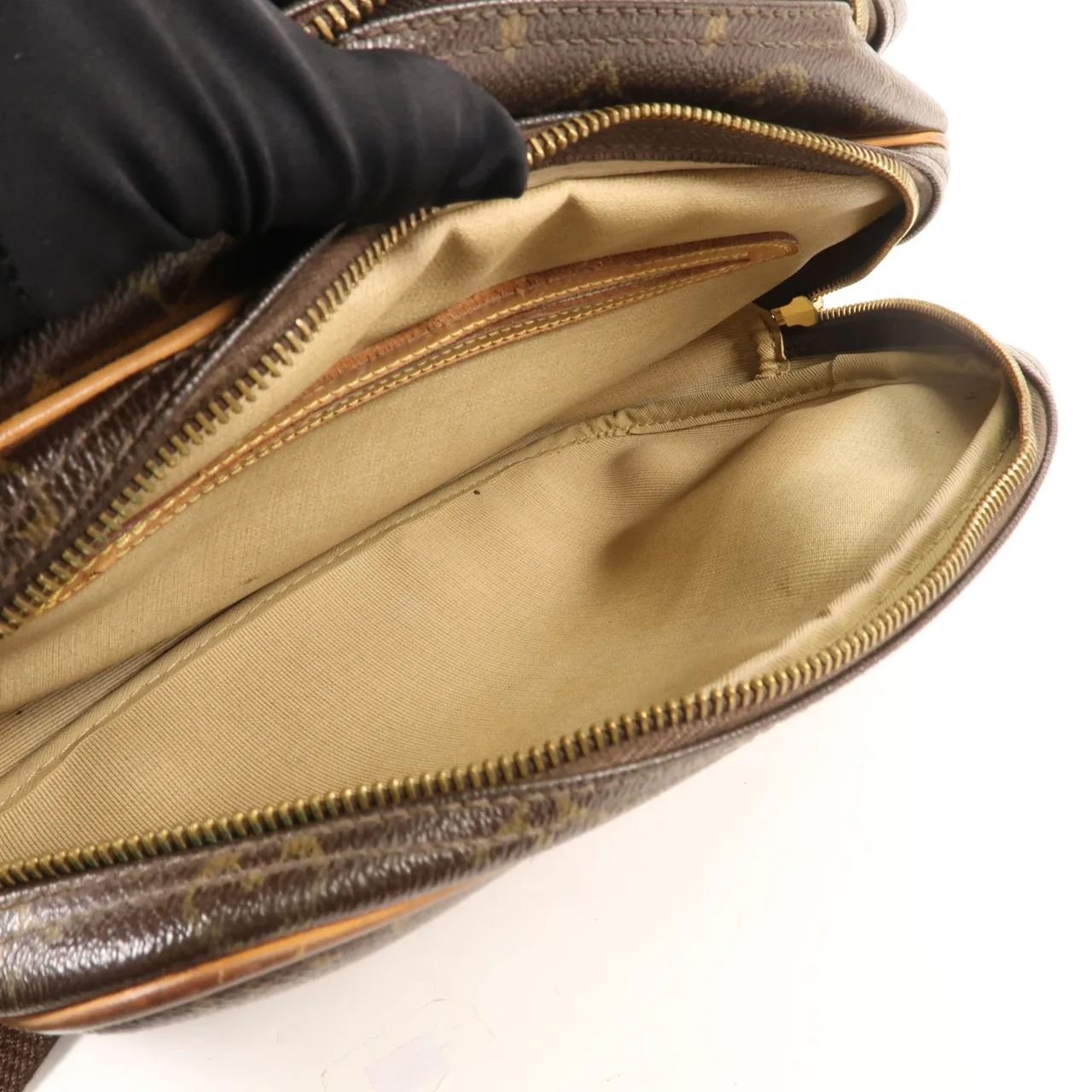 LOUIS VUITTON Reporter M45254 肩背包 塗層帆布 棕色 塗層帆布 中古品C - 縮圖 5