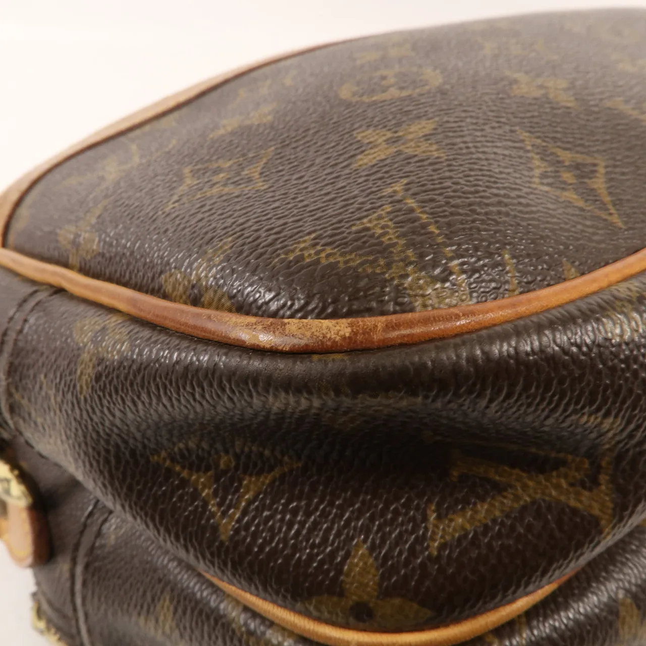 LOUIS VUITTON Reporter M45254 肩背包 塗層帆布 棕色 塗層帆布 中古品C - 縮圖 10
