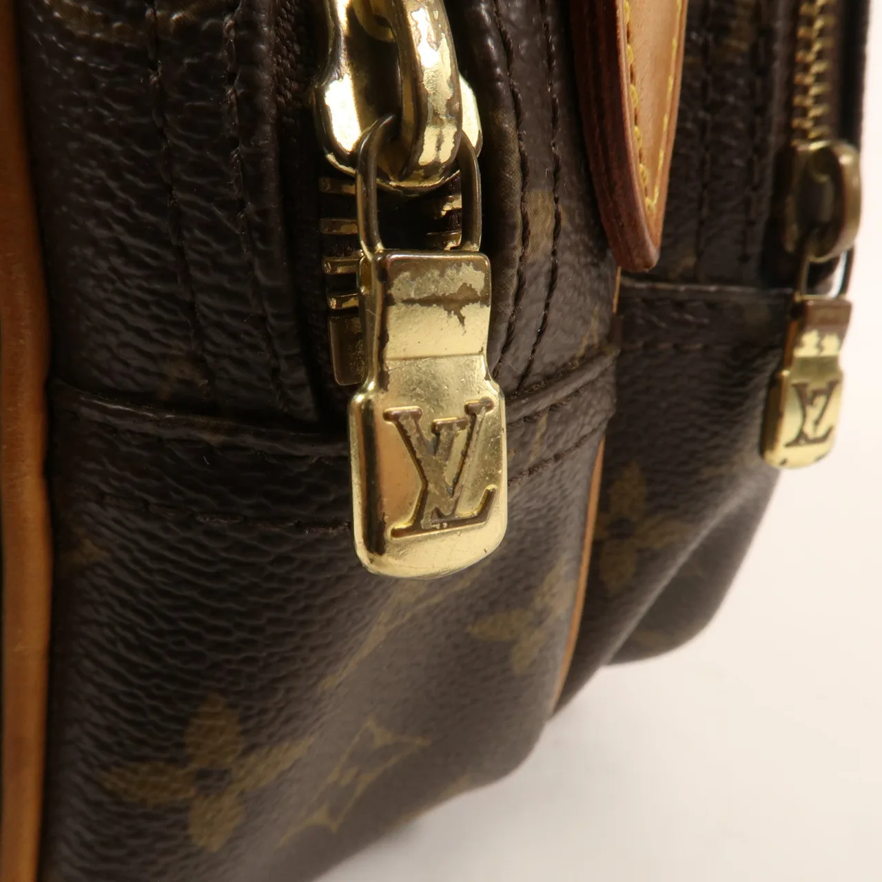 LOUIS VUITTON Reporter M45254 肩背包 塗層帆布 棕色 塗層帆布 中古品C - 縮圖 15