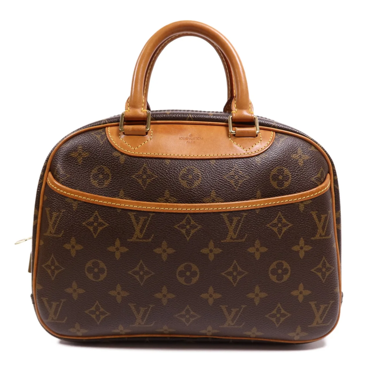 LOUIS VUITTON Trouville M42228 手提包 塗層帆布 棕色
