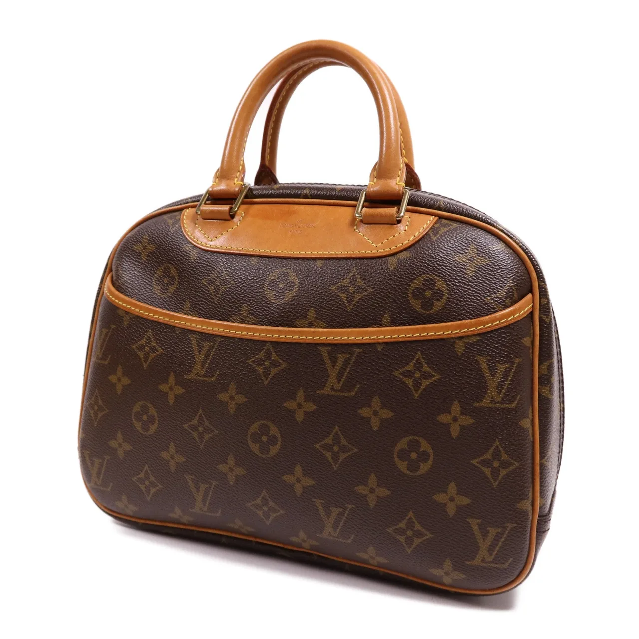 LOUIS VUITTON Trouville M42228 手提包 塗層帆布 棕色 塗層帆布 中古品A - 縮圖 3