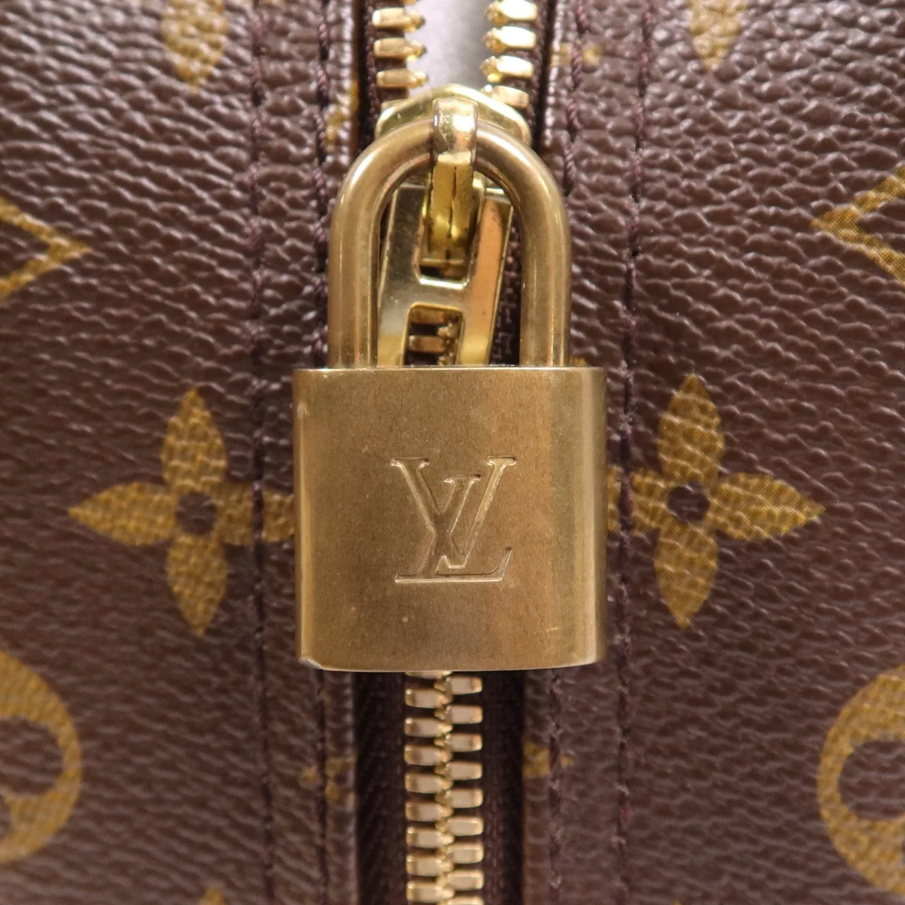 LOUIS VUITTON Trouville M42228 手提包 塗層帆布 棕色 塗層帆布 中古品A - 縮圖 14