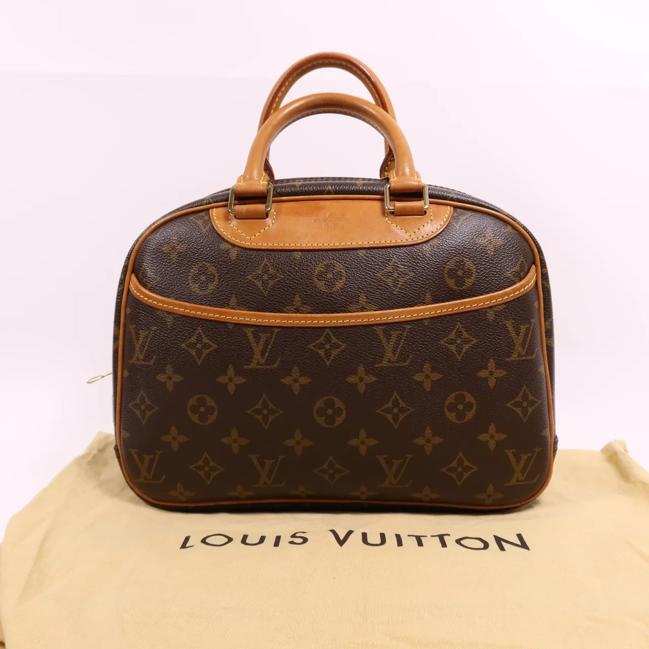 LOUIS VUITTON Trouville M42228 手提包 塗層帆布 棕色 塗層帆布 中古品A - 縮圖 15