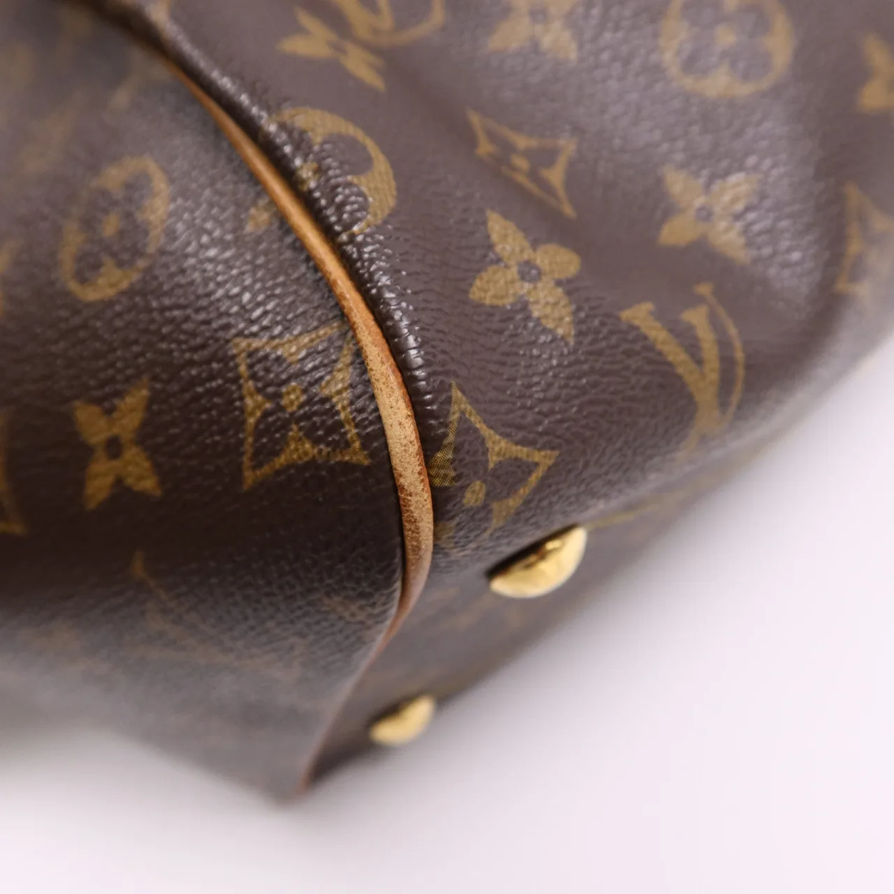 LOUIS VUITTON Tivoli M40144 肩背包 塗層帆布 棕色 塗層帆布 中古品B - 縮圖 6